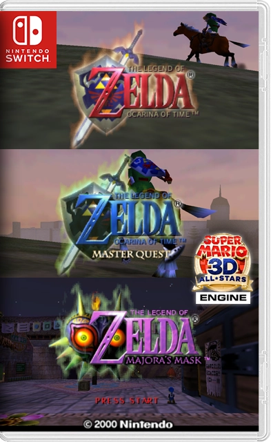  The Legend of Zelda N64 на SM3DAS — Ocarina of Time / Master Quest / Majora's Mask 