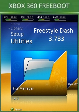  Freestyle Dash 3.783 Freeboot Dashboard 
