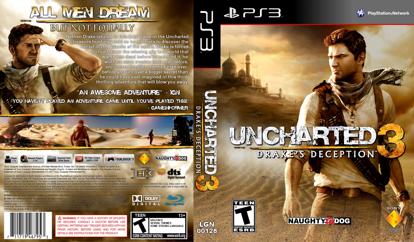  Uncharted 3: Drake’s Deception 