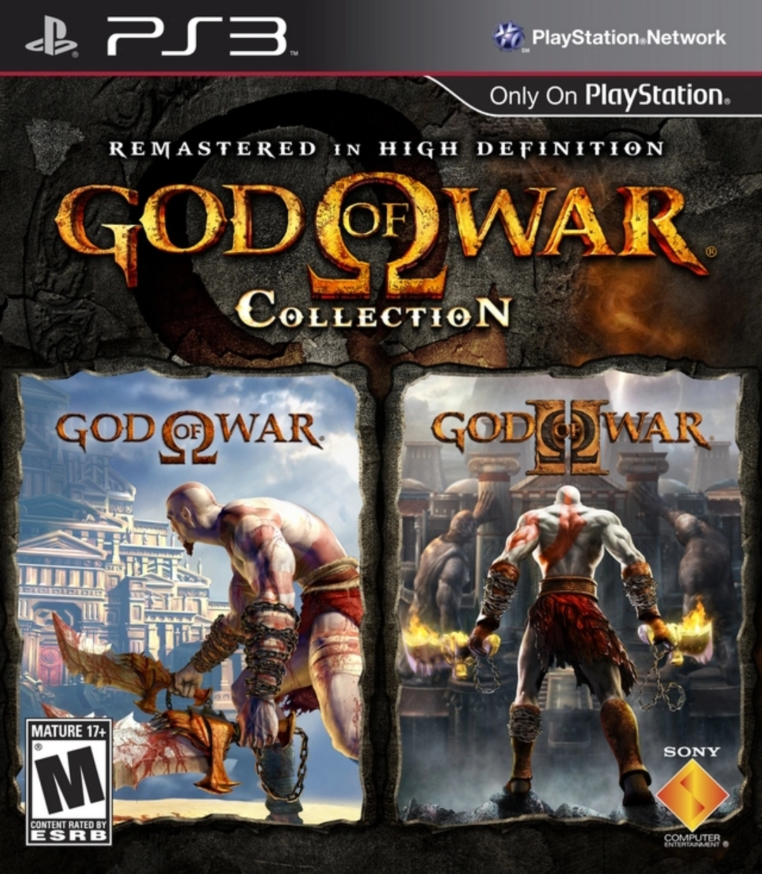  God of War HD Collection Volume I God of War, God of War II 