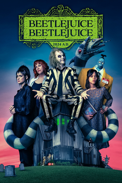  Битлджус Битлджус / Beetlejuice Beetlejuice (Тим Бёртон / Tim Burton) [2024, США, Франция, 