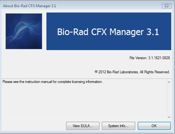  Bio-Rad CFX Manager 3.1 [2012] 